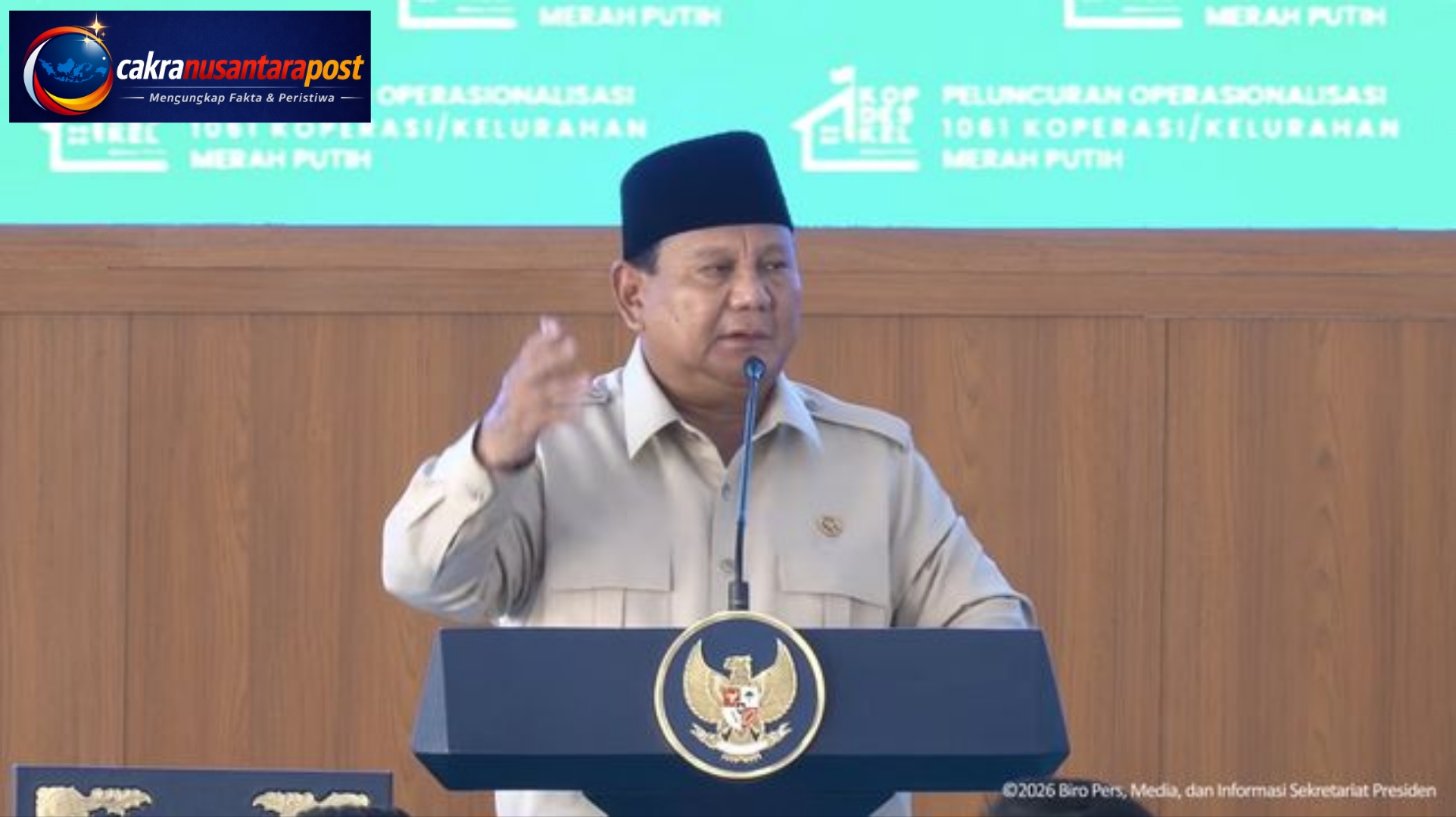Pemerintah Targetkan 30 Ribu Koperasi Merah Putih Beroperasi Agustus 2026