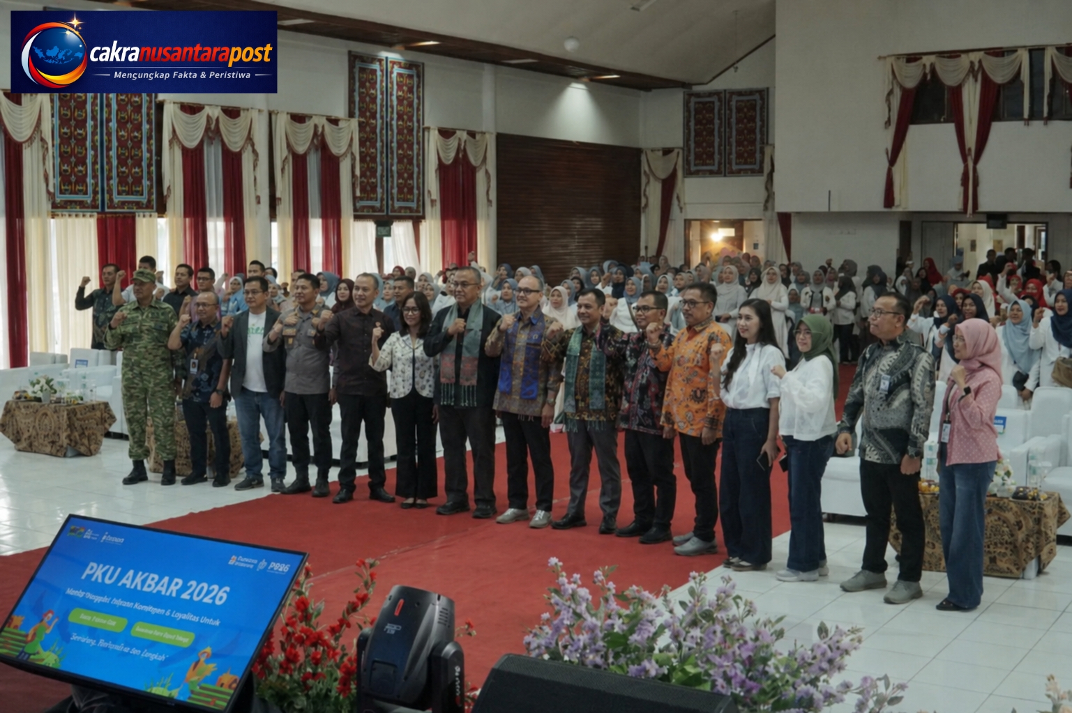 PNM Perkuat UMKM Perempuan, 400 Nasabah Mekaar Ikuti PKU Akbar di Solok