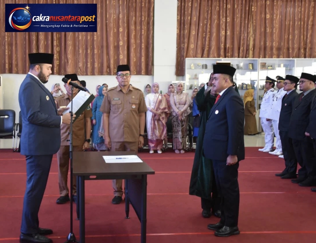 Pelantikan Besar di Balai Kota, Wako Fadly Amran Tekankan Inovasi dan Kinerja Nyata ASN