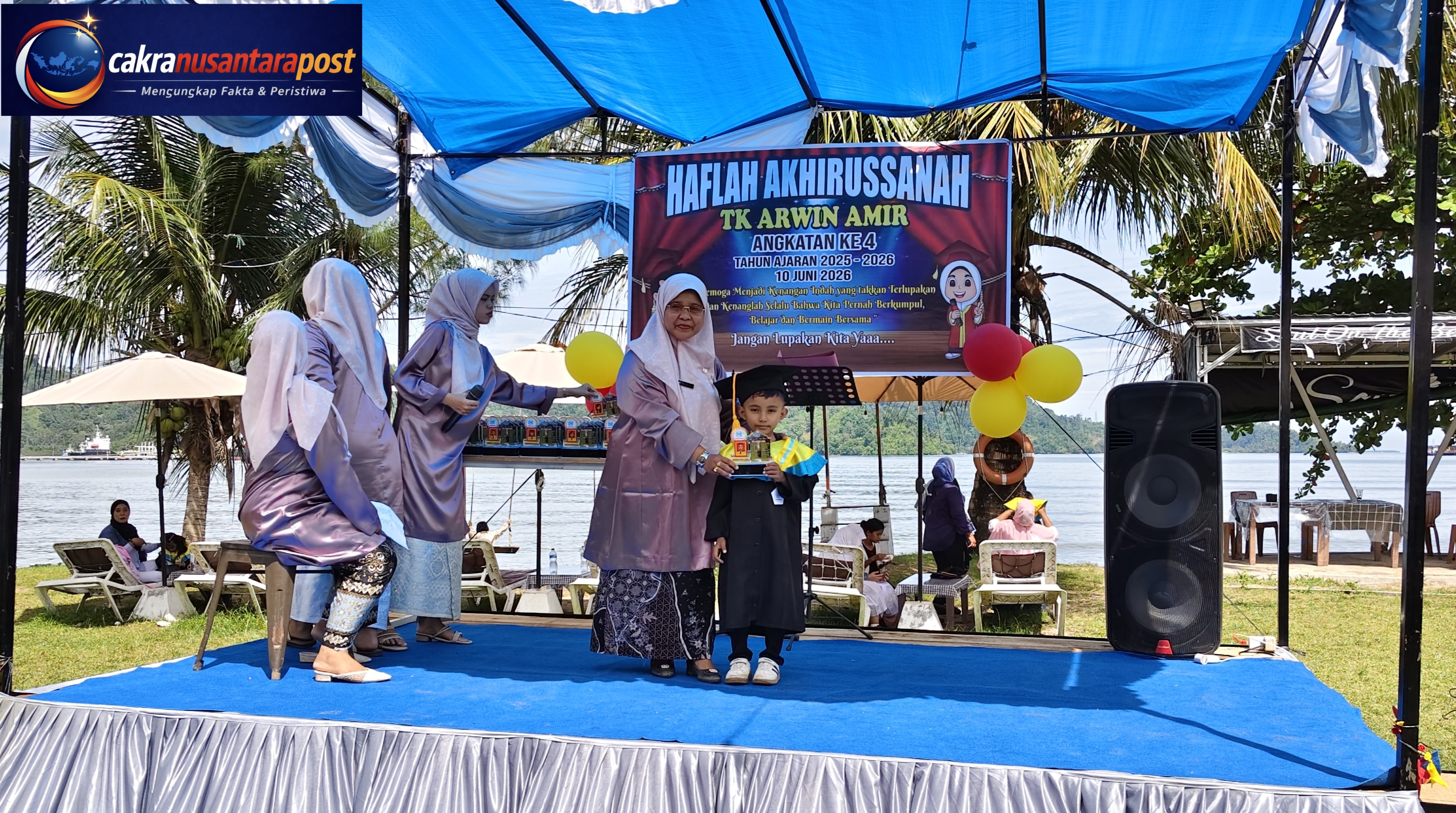 Haru dan Penuh Kebanggaan, Wisuda Ke-IV TK Arwin Amir Tahun Ajaran 2025/2026 Digelar Meriah di Bungus