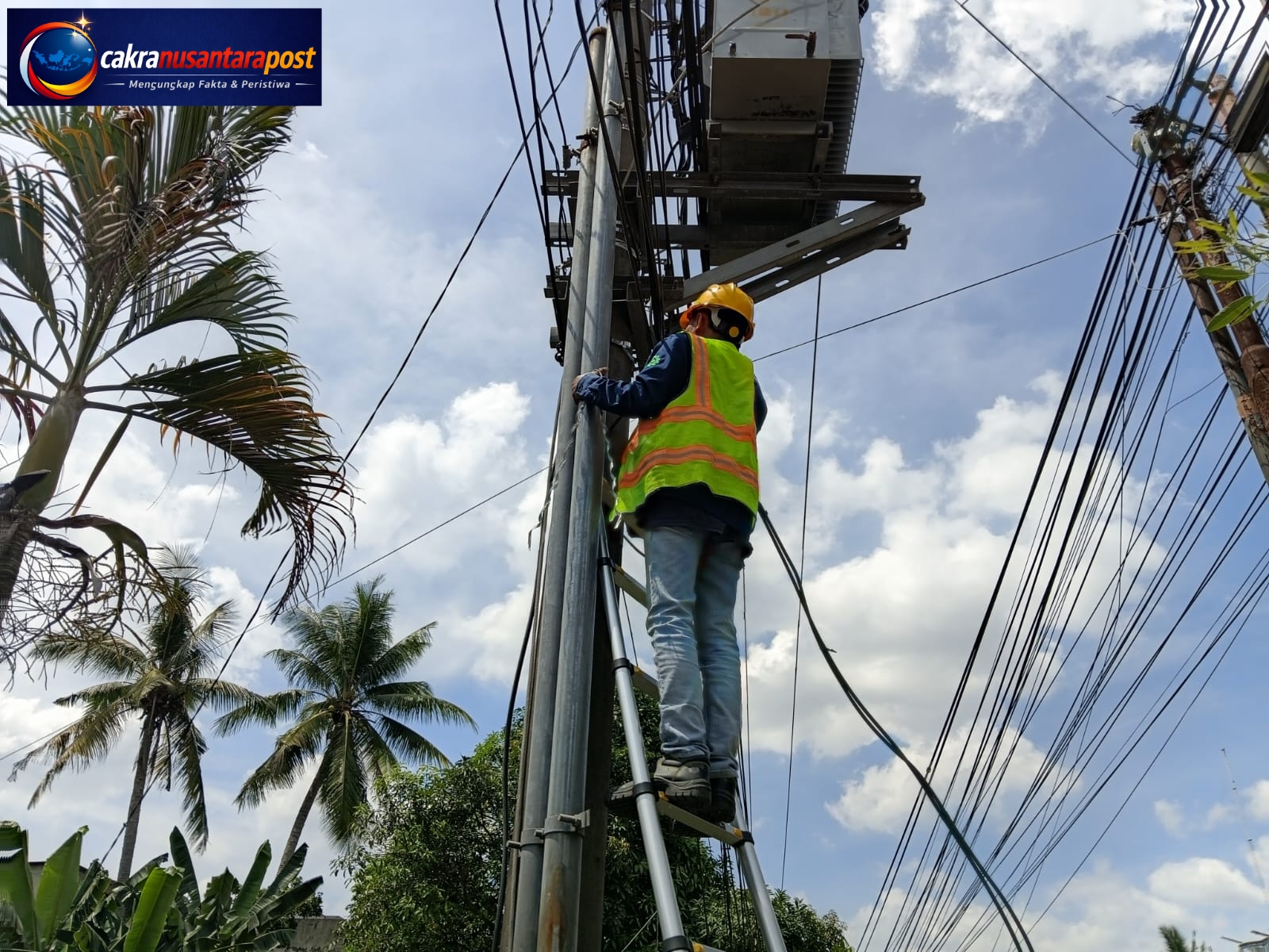 Pastikan Konektivitas Tetap Terjaga, PLN Icon Plus Lakukan Pemeliharaan Jaringan Fiber Optik di Kota Pekanbaru