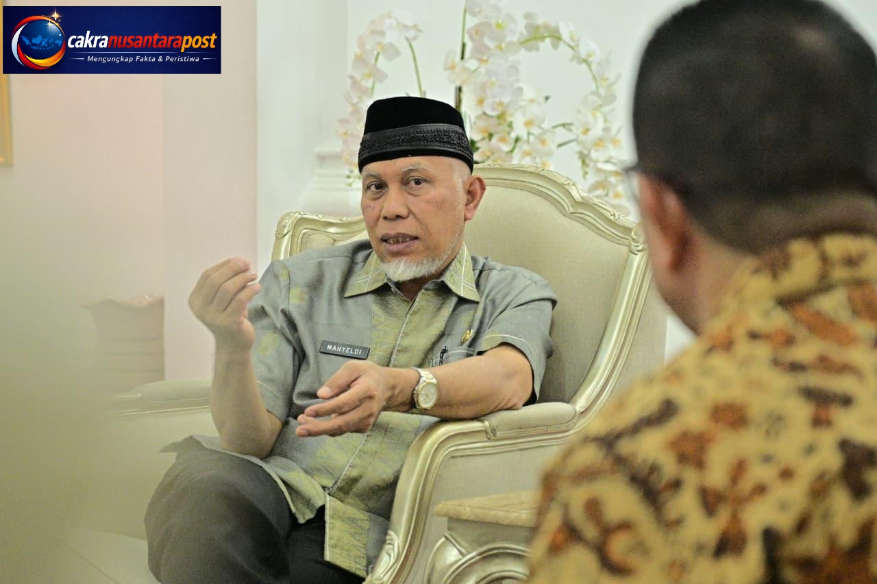 Gubernur Mahyeldi Tegaskan Penertiban PETI di Sumbar, Dorong Solusi Lewat Skema IPR