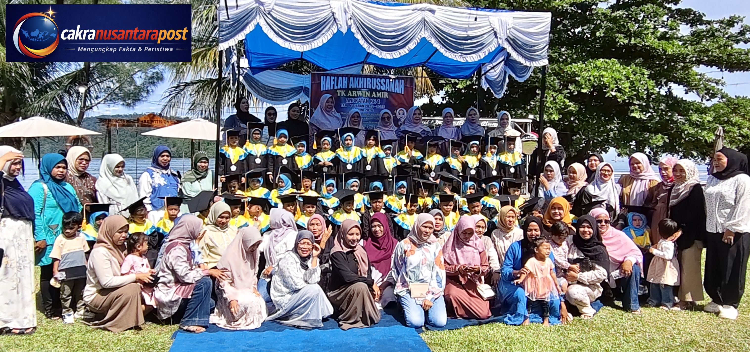 Wisuda Angkatan IV TK Arwin Amir Tahun Ajaran 2025–2026 Berlangsung Meriah dan Penuh Makna